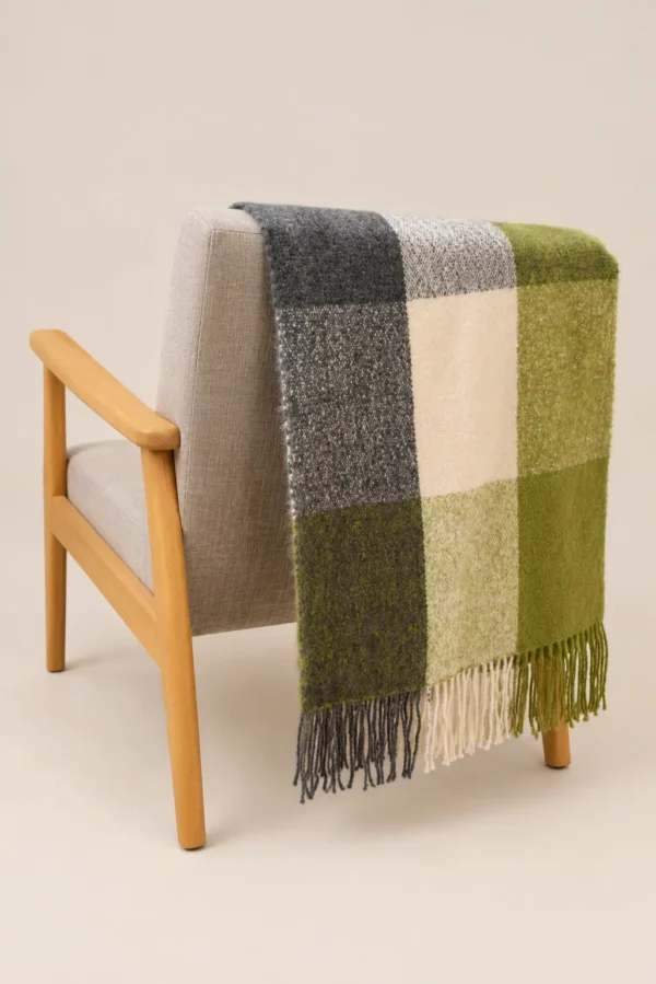 Chalina chess (2) Forest Grid Scarf